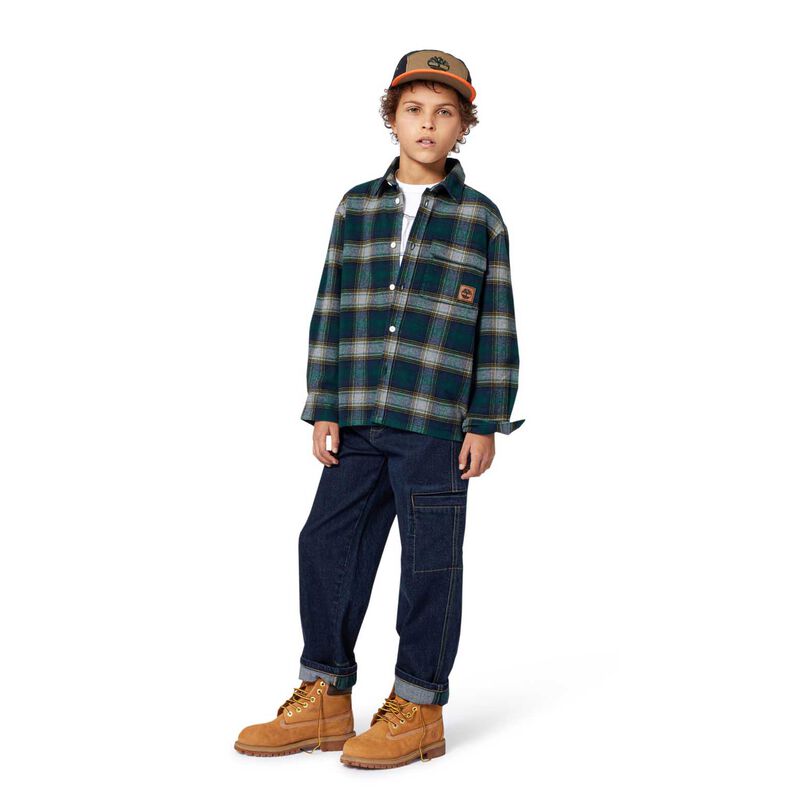 Timberland Check Shirt 8Y-10Y image number 1